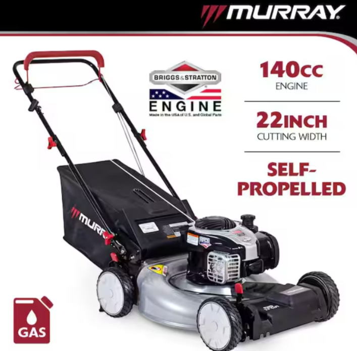 Murray 22-Inch Self-Propelled Gas Lawn Mower