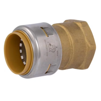 Brass Push-to-Connect Coupling