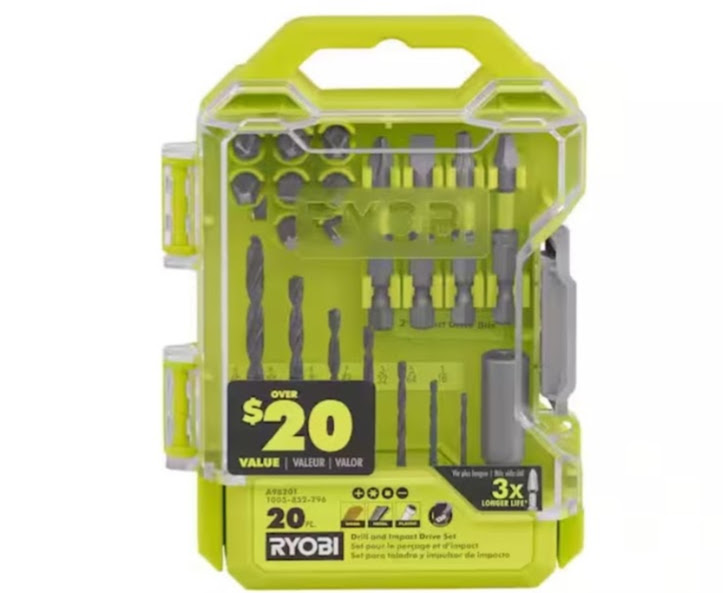 Ryobi 20-Piece Drill and Drive Set