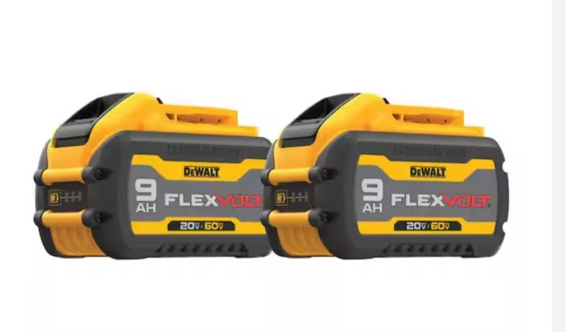DEWALT FLEXVOLT 9.0Ah Battery Pack (2-Pack)