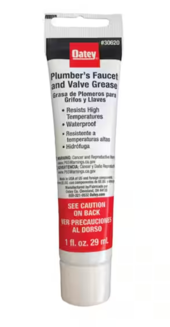Oatey Plumber's Faucet and Valve Grease