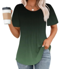 Women’s Green Gradient T-Shirt