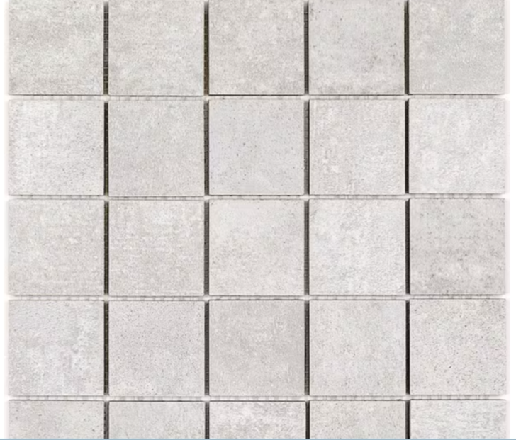 Gray Ceramic Mosaic Tile Sheet