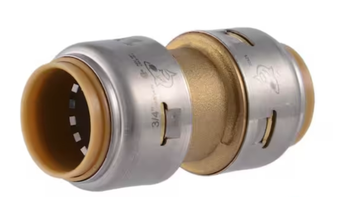 Push-to-Connect Brass Coupling