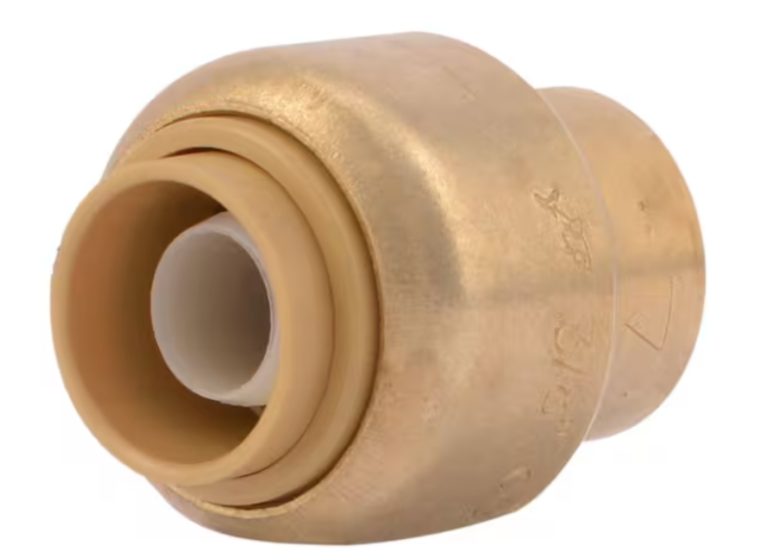 Brass Push-to-Connect Coupling
