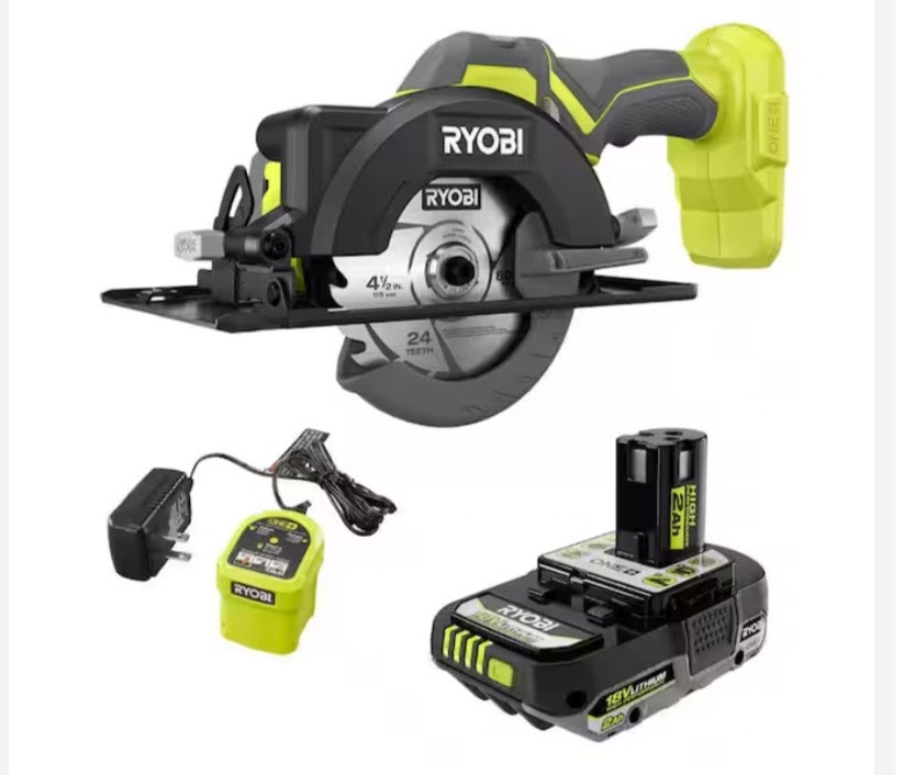 Ryobi 18V Cordless Circular Saw Kit