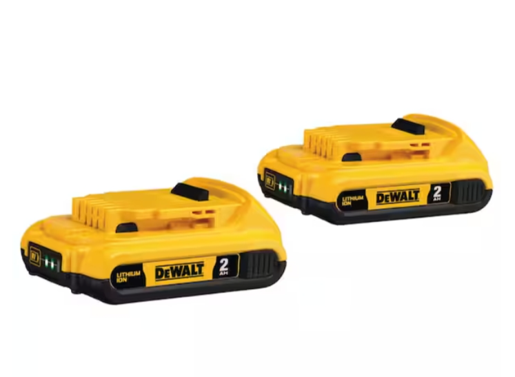 DEWALT 20V MAX Battery Pack (2-Pack)