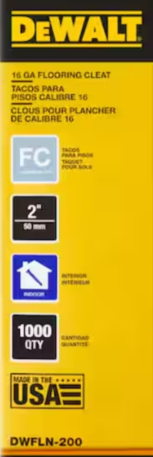 DEWALT 16 GA Flooring Cleat