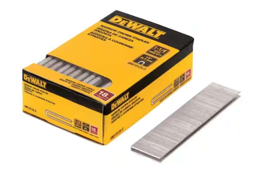 DEWALT Narrow Crown Staples