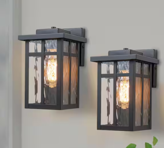 Outdoor Wall Lantern Set