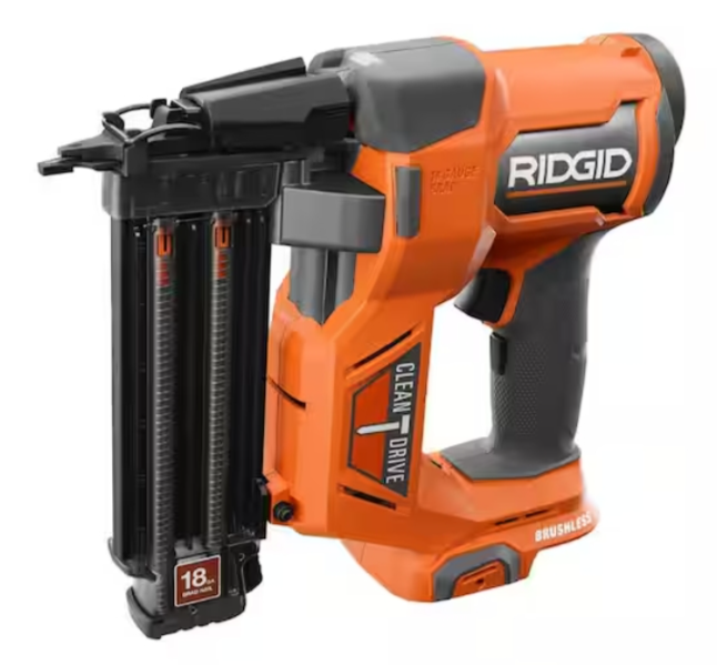 RIDGID 18V Cordless Brad Nailer