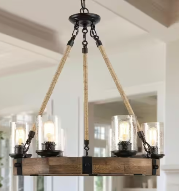 Rustic Farmhouse Chandelier