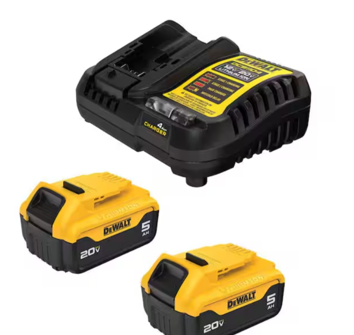 DEWALT 20V MAX Battery Pack & Charger Kit