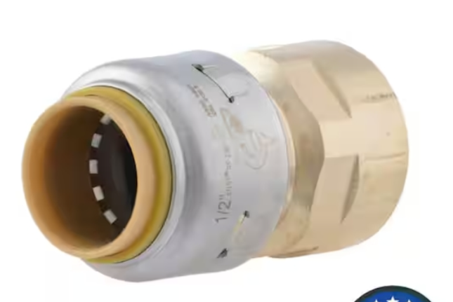 Push-to-Connect Brass Coupling