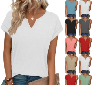 Women's Casual V-Neck T-Shirt