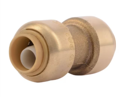 Brass Push-to-Connect Coupling