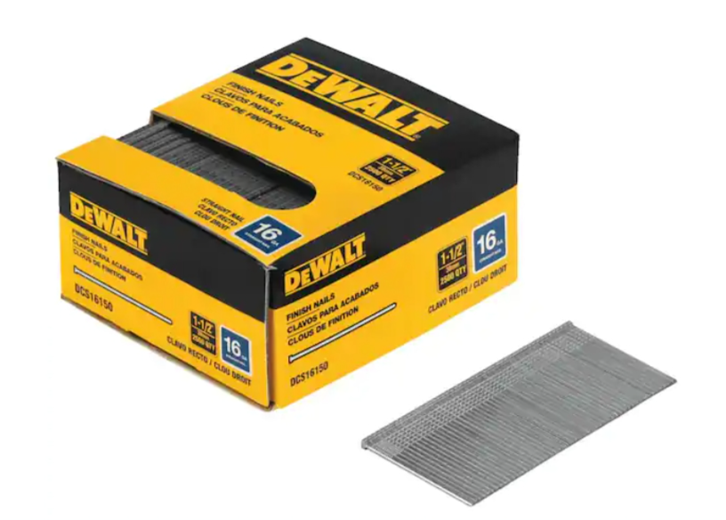 DEWALT 16-Gauge Finish Nails