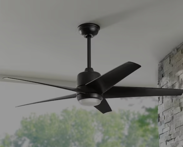 Modern Black Ceiling Fan