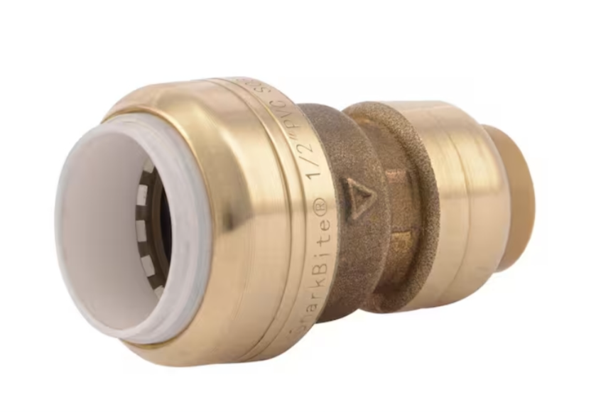 Brass Push-to-Connect Coupling