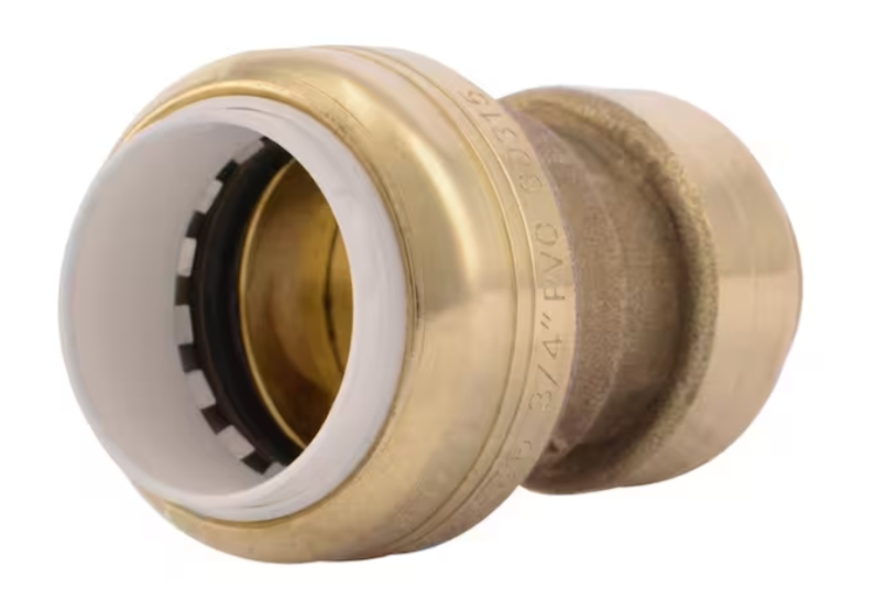 Brass Push-to-Connect Coupling