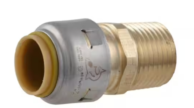 Brass Press Male Adapter