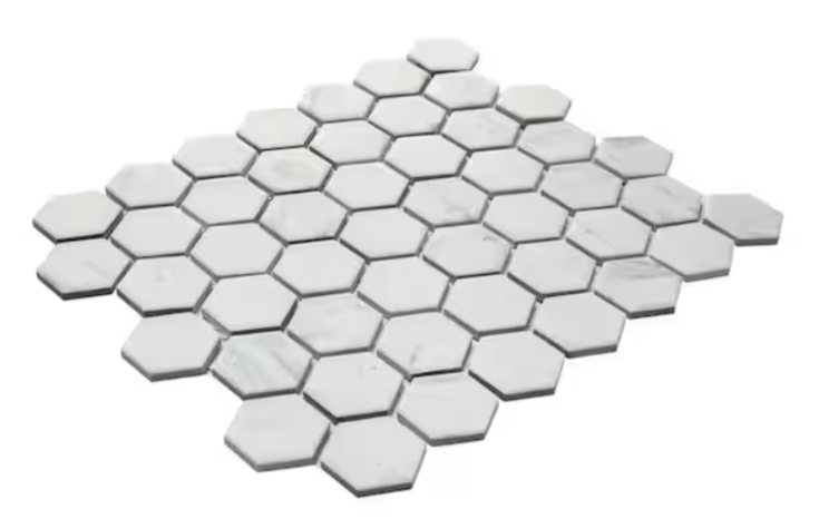 Hexagon Marble Mosaic Tile