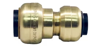 Brass Push-to-Connect Coupling