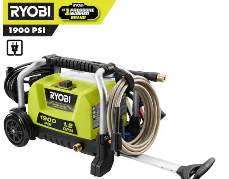 RYOBI 1900 PSI Pressure Washer