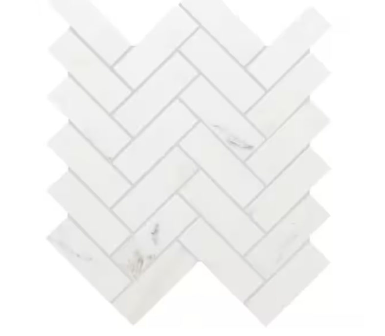 Herringbone Marble Mosaic Tile