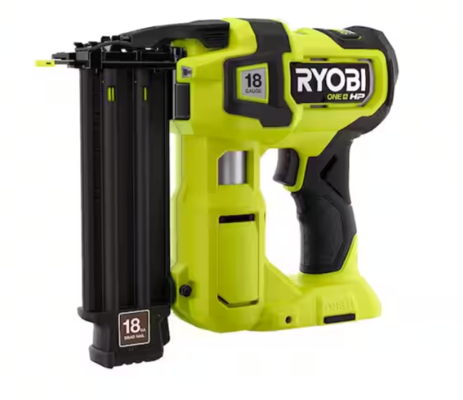 RYOBI 18V ONE+ HP 18-Gauge Brad Nailer