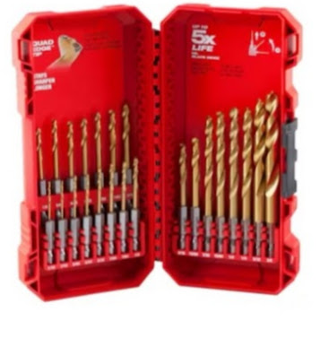 Multi-Purpose Titanium Drill Bit Set