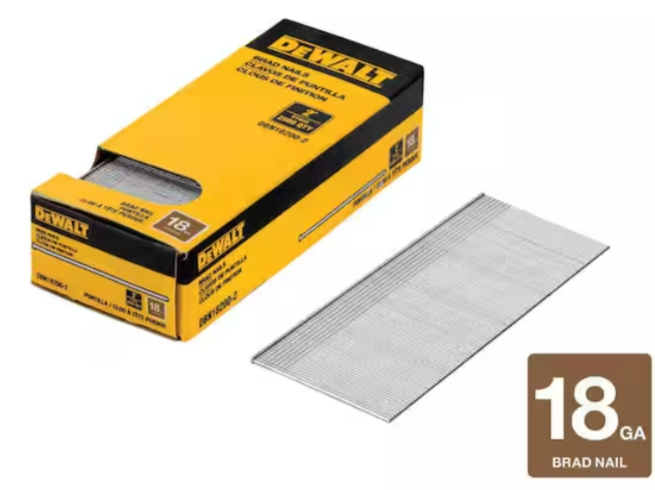 DEWALT 18GA Brad Nails