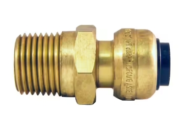 Brass Push-to-Connect Male Adapter