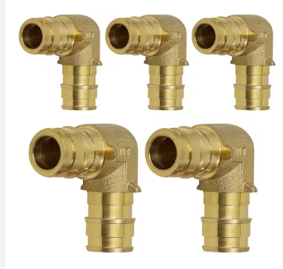 Brass PEX Elbow Fittings (5-Pack)