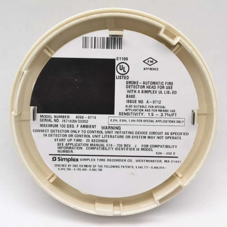 Simplex Smoke Detector Head 4098-9714