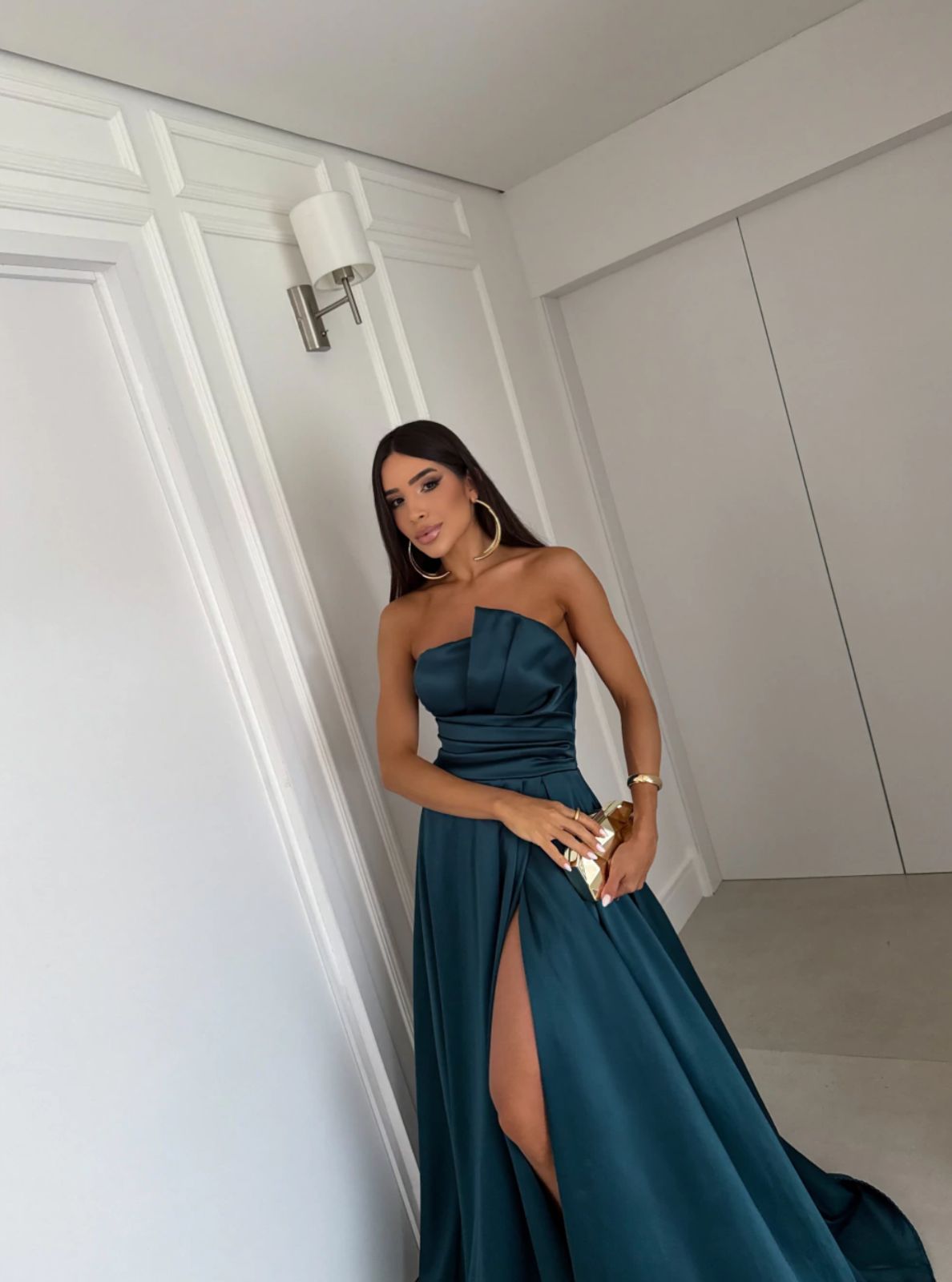 Vestido Verde Esmeralda tamanho P
