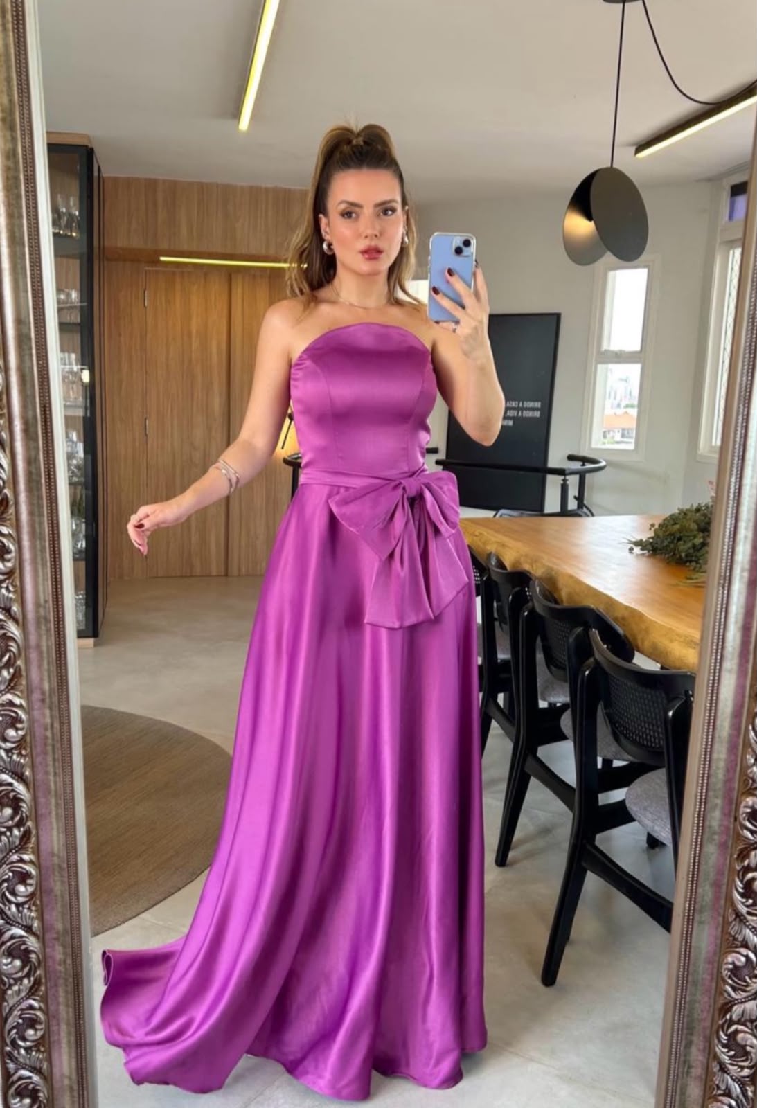 Vestido Violeta Tamanho M