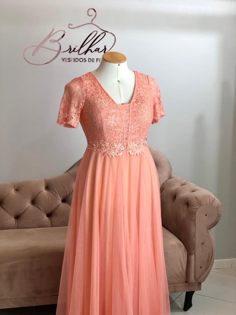 Vestido Coral tamanho G 