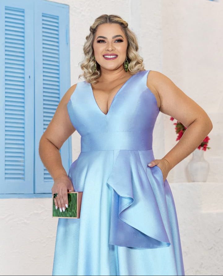 Vestido Azul Serenity tamanho 50