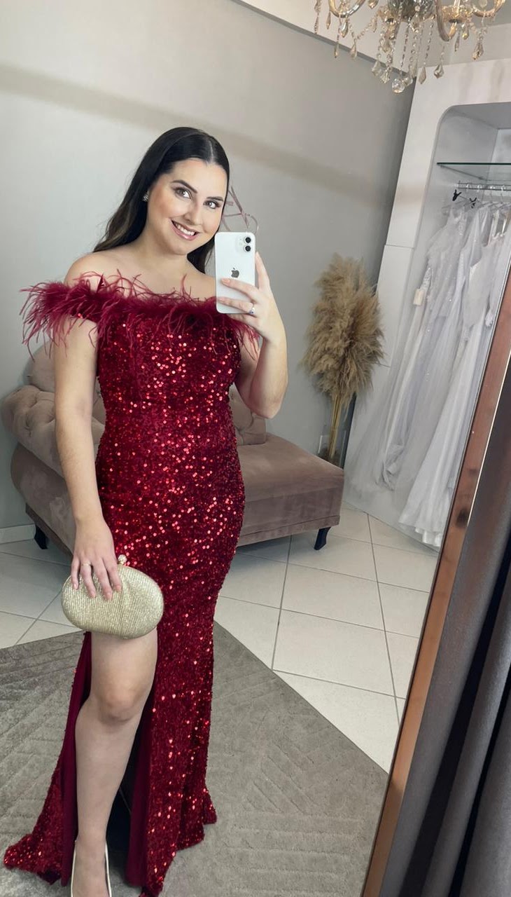 Vestido Vermelho Tamanho M