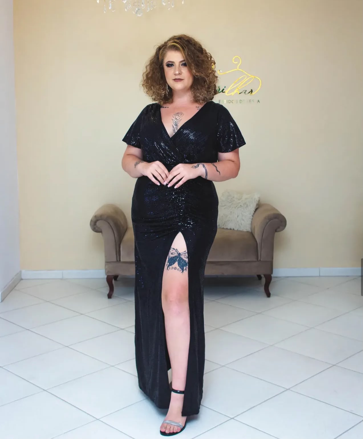 Vestido Preto Tamanho GG