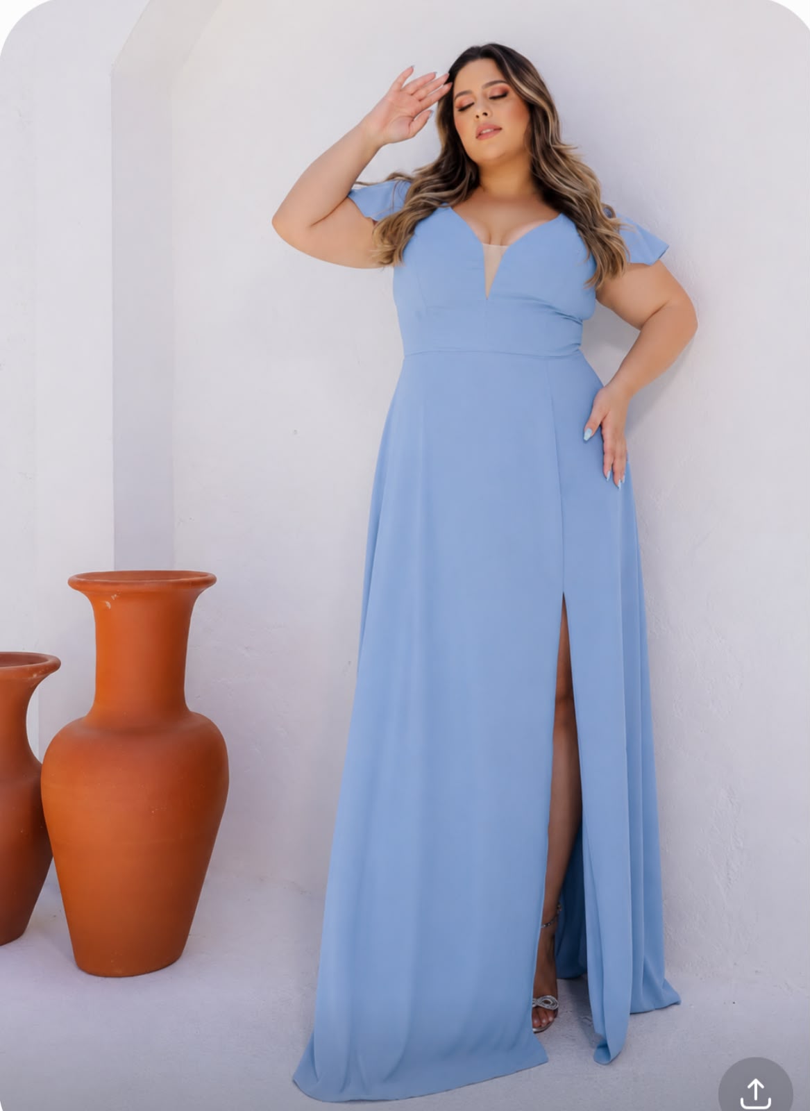 Vestido Azul Serenity  Tamanho 52