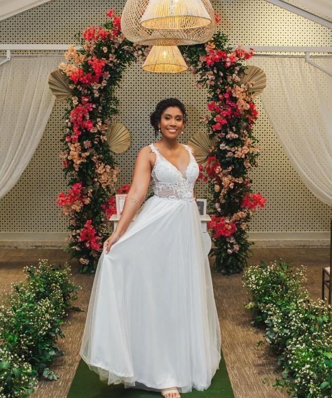 Vestido de Noiva Tamanho M