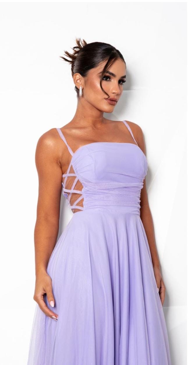 Vestido Lavanda Tamanho G