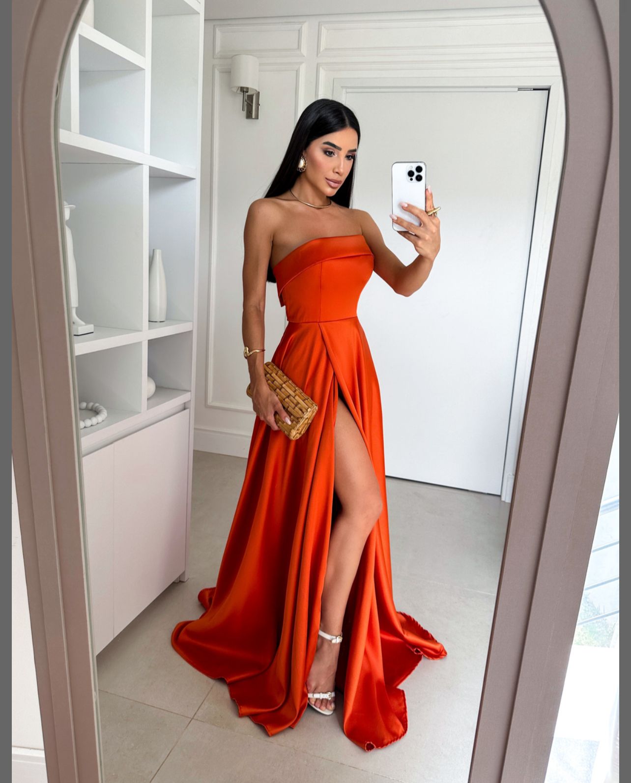 Vestido Terracota tamanho M 