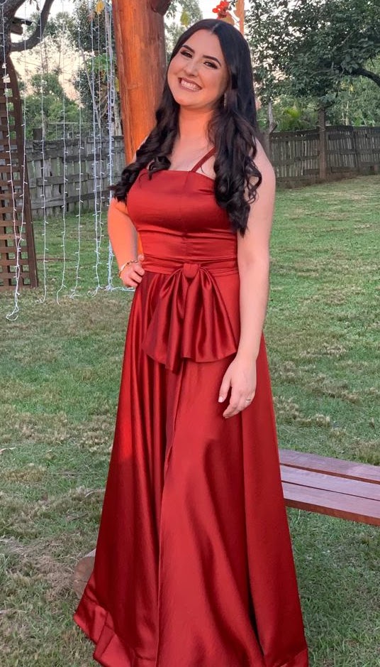 Vestido Terracota Tamanho M