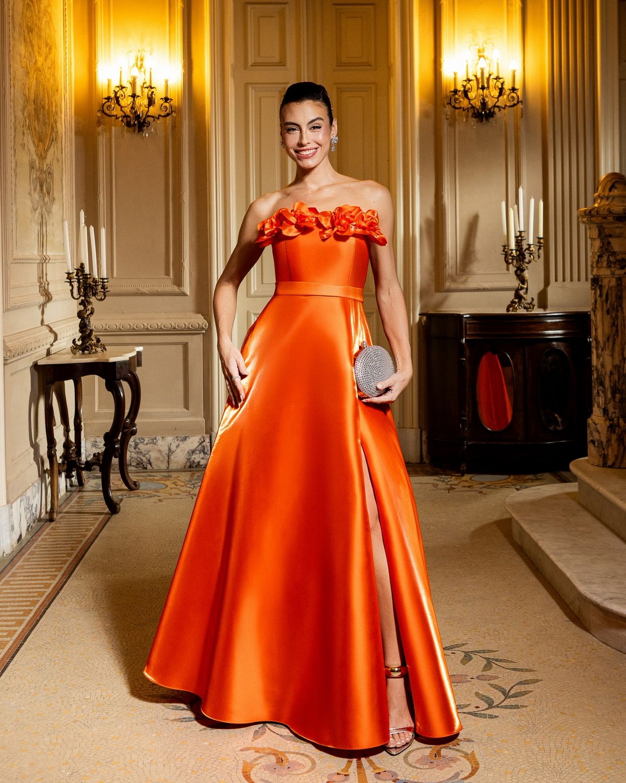 Vestido Laranja tamanho G