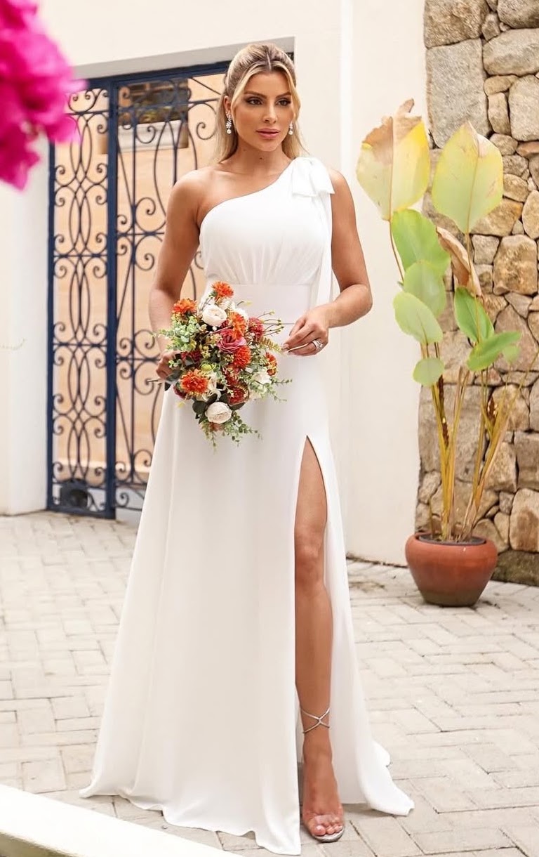 Vestido de Noiva Tamanho GG/P