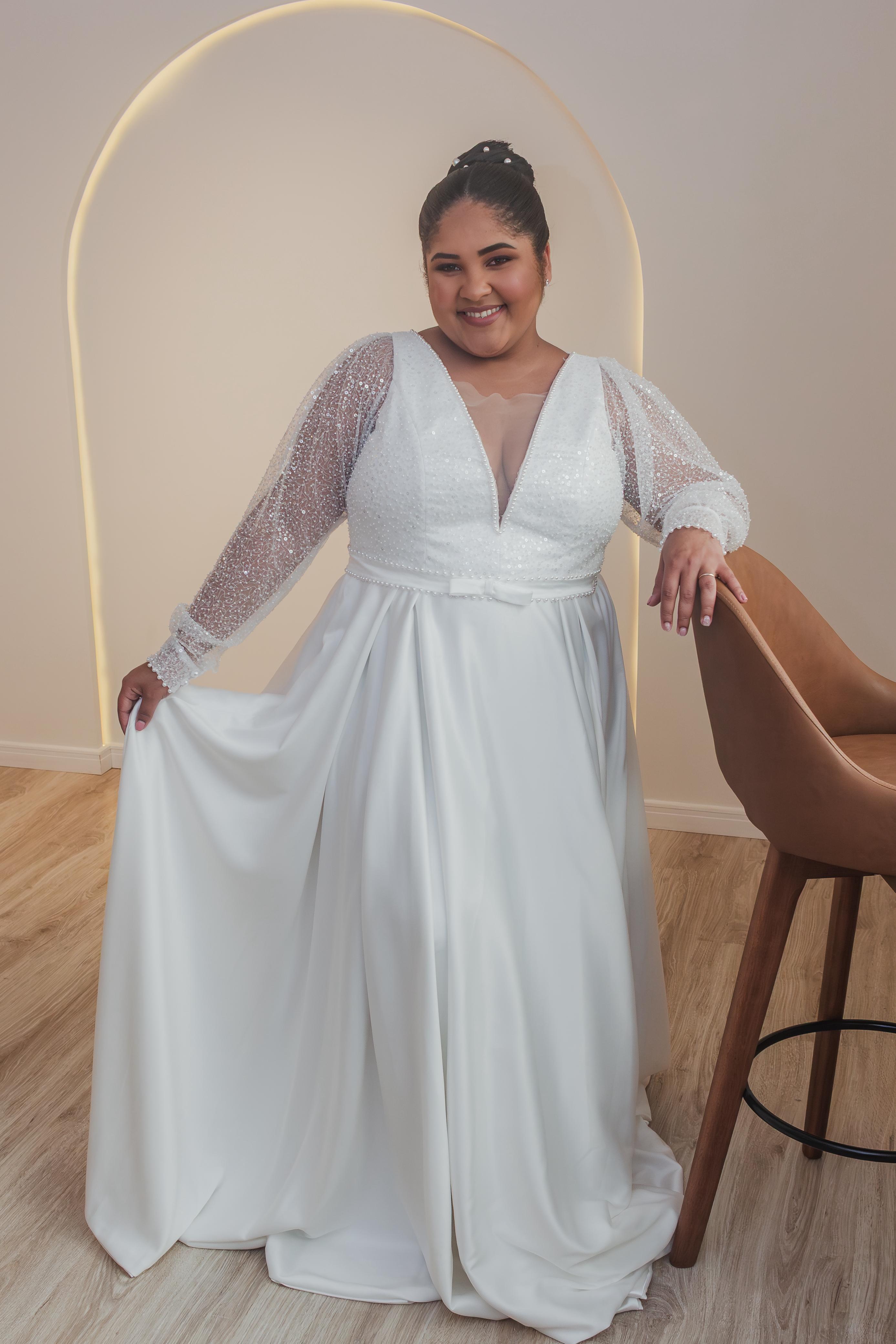 Vestido de Noiva Tamanho 50