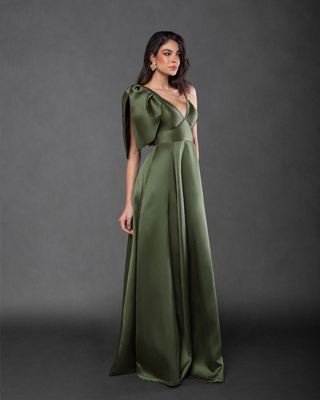Vestido Verde Oliva tamanho G
